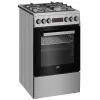 Cocina de gas y eléctrica BEKO FSM52330DX 5 quemadores 60 cm, clase de eficiencia energética A