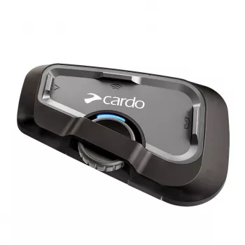 Intercomunicador para moto Cardo FRC4X003 — 4 canales, alcance 1200 m, tiempo de conversación 13 h, Negro