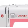 Singer Simple 3210 máquina de coser automática, electromecánica, 10 puntadas, ojal en 4 pasos, brazo libre, 85 W, blanca/rosa