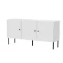Cómoda 3D PALAZZO BIS 151x40x75 blanco mate