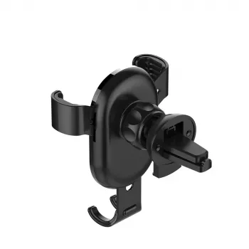 ColorWay | Soporte metálico de gravedad para smartphone | Ajustable | Pinza | Negro