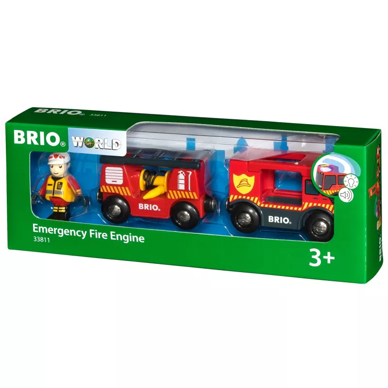 Train BRIO vehículo de emergencia bomberos