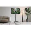 Soporte de suelo para TV Gembird con ruedas (inclinable) para 32–55 pulgadas, VESA 100x100–400x400, carga máx. 30 kg, negro