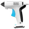 Black+Decker BCGL115-XJ Pistola de pegamento caliente 3,6 V batería recargable cable de carga USB-C 1 (BCGL115-XJ)