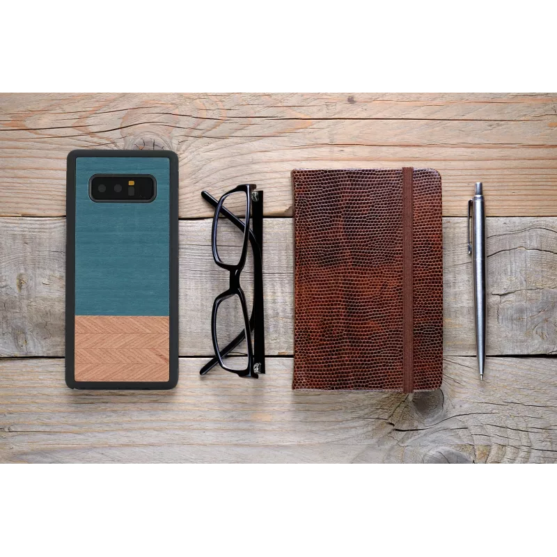Funda para smartphone man and wood para Galaxy Note 8 — denim negro