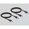 Conmutador de datos para ordenador DeLOCK 11495 5 Gbit/s negro plástico