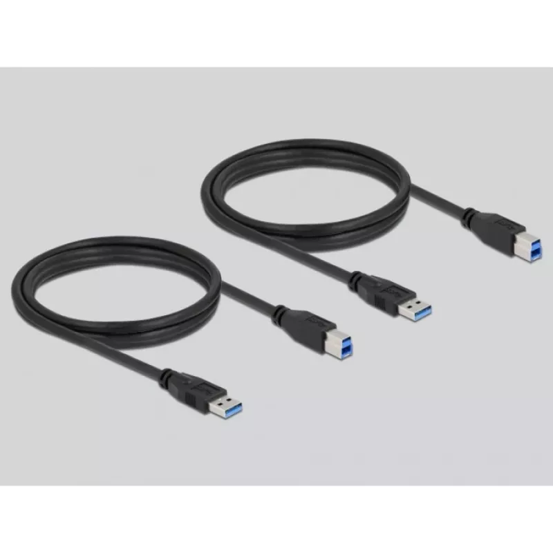 Conmutador de datos para ordenador DeLOCK 11495 5 Gbit/s negro plástico