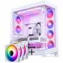 Caja PC PHANTEKS NV Series NV7 E-ATX, cristal templado, ARGB - Blanco y Ventiladores M25 Gen2 PWM D-RGB pack de 3 - Reverse Blade, 140 mm + Kit DRGB