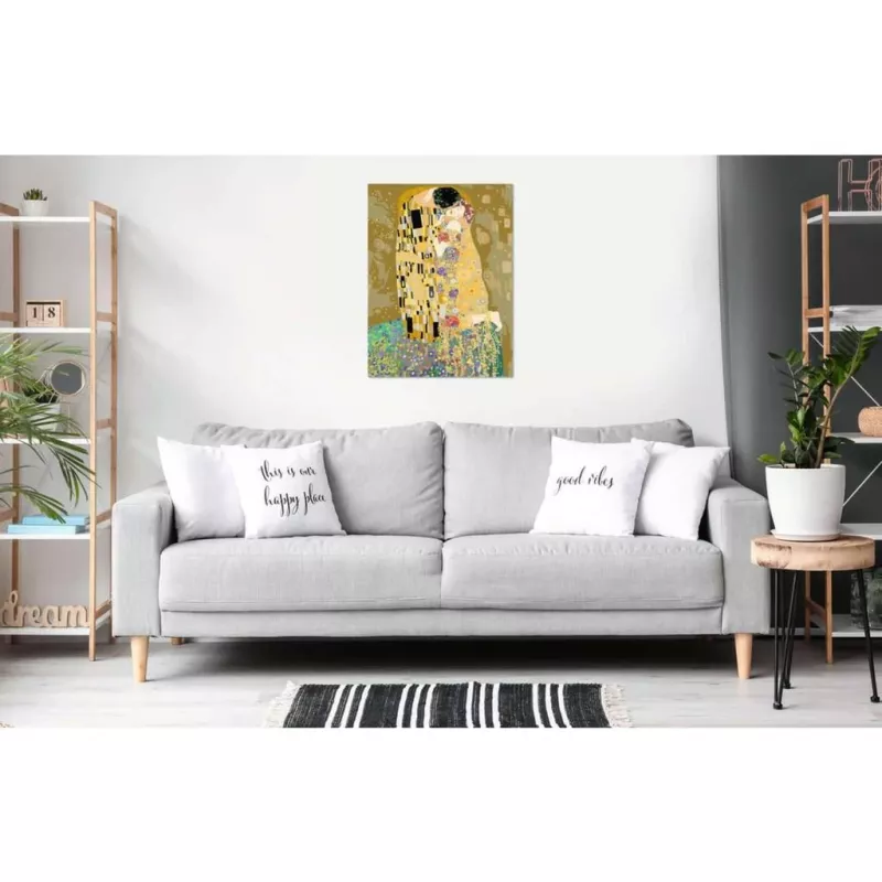 Set de pintar por números Ravensburger CreArt ART Collection — El beso (Klimt) 23916, set de lienzo