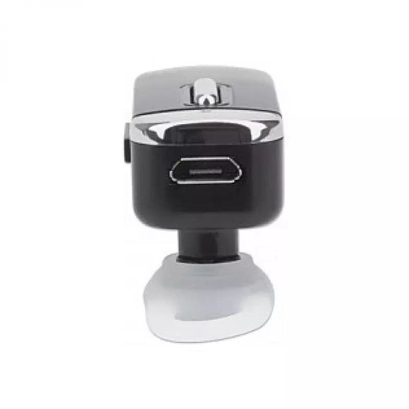 Manhattan Auricular Bluetooth de un solo oído, micrófono omnidireccional, controles integrados, negro, 10 horas de uso, alcance 10 m, cable de carga USB-A incluido, Bluetooth v4.0, 3 años de garantía