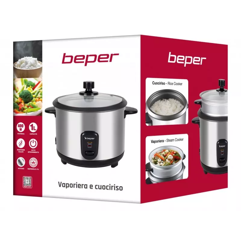 Beper P101VAP001 plancha de vapor vertical 2200W con función de vapor