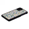 Funda para móvil man and wood para iPhone 11 — triángulo azul sobre negro, carcasa rígida protectora