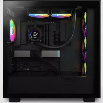 Refrigeración líquida todo en uno NZXT Kraken Elite 240 RGB 12 cm negra