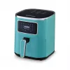 Freidora de aire HEINRICH'S HFR 8216 — 5,0 l, 1450 W, verde, control táctil, pantalla LED
