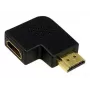 Adaptador de acoplamiento HDMI LOGILINK AH0008 — HDMI a HDMI, negro, contactos dorados