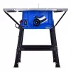 Sierra de mesa Scheppach HS100S Special Edition — 2000 W, hoja de sierra de 250 mm, profundidad de corte 85 mm, inglete 0–45°, soporte plegable