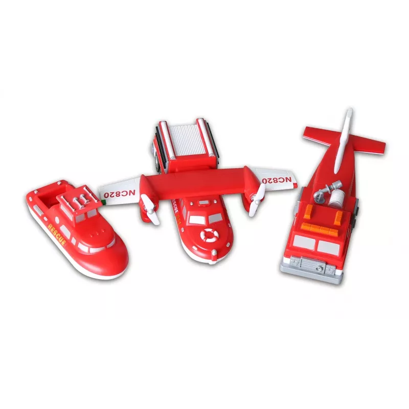 Set de vehículos Popular Playthings Mix or Match Vehicles Fire and Rescue