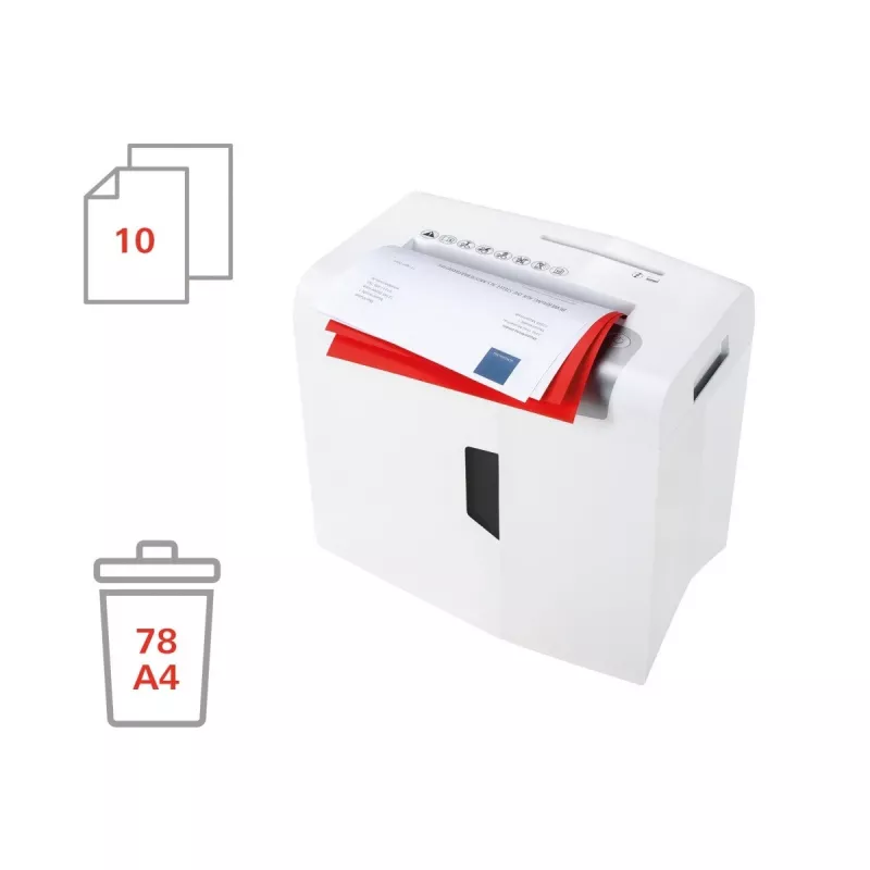 HSM shredstar S10 destructora de documentos, 6 mm + mecanismo de corte de CD independiente