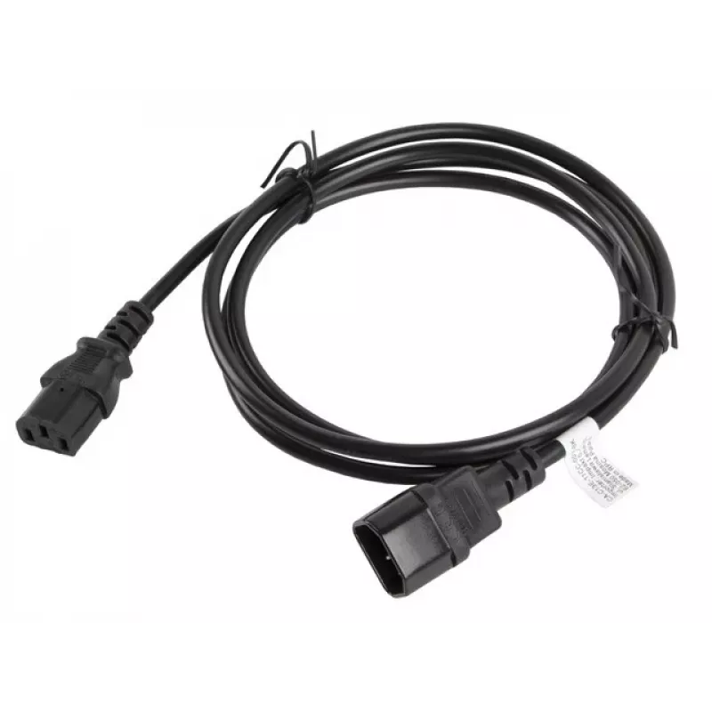 Cable de alimentación Lanberg CA-C13E-11CC-0018-BK negro 1,8 m conector C13 conector C14 (CA-C13E-11CC-0018-BK)