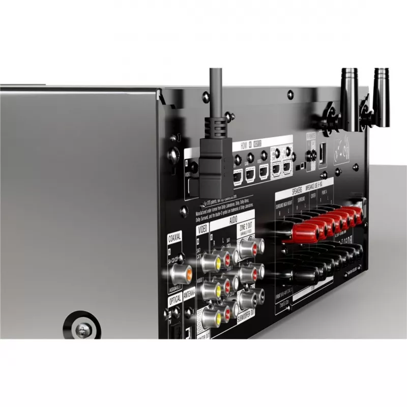 Goobay 61296 - Cable HDMI High Speed con conector en ángulo Ethernet 4Ka60Hz 2.0 - Cable - Digital/Display/Video