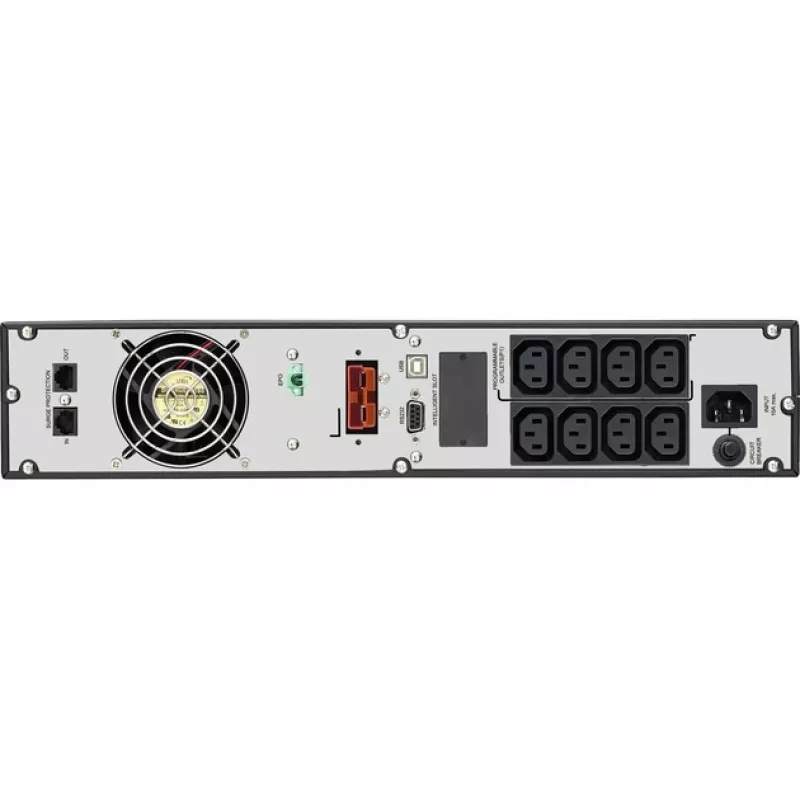 Bluewalker PowerWalker VFI 1000RM LCD - SAI - 800 vatios - 1000 VA 7 Ah - RS-232, USB - 8 tomas de salida - 2U - 48,3 cm (19) (10120144)