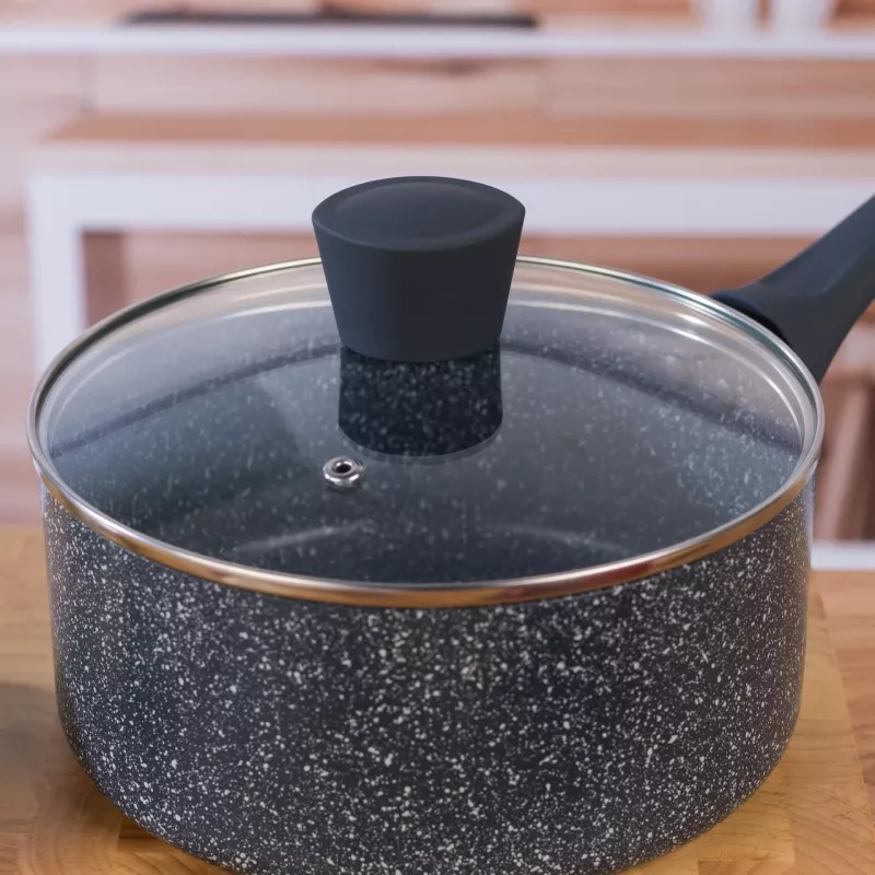 Set de ollas Russell Hobbs RH02818EU7, set de 5 piezas de cocina de piedra