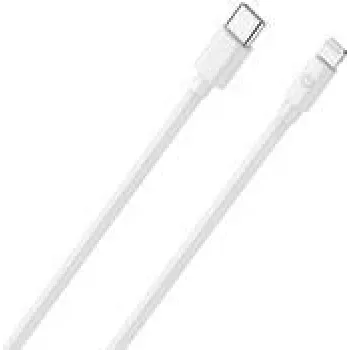 Cable para móvil RealPower 2m USB C Lightning blanco 385242
