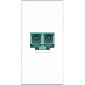 Conector de fibra óptica Kindermann Konnect flex 45 click LWL LC dúplex