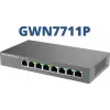 Switch de red PoE gestionado L2 Gigabit Grandstream GWN7711P — 8x RJ-45 10/100/1000, 48V DC, sobremesa/montaje en pared