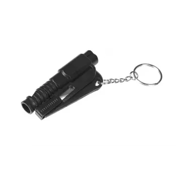 Herramienta de emergencia GUARD YC-004-BL — cuchillo de cinturón con silbato, rompecristales, tecnopolímero, 75×35×15 mm, 100 g