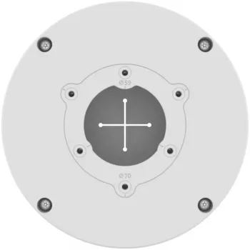 Toma de conexión – Aluminio – Blanco para QNO-C8083R – QNO-C9083R