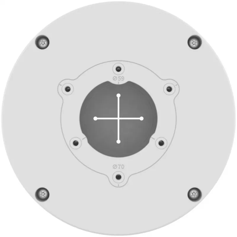Toma de conexión – Aluminio – Blanco para QNO-C8083R – QNO-C9083R