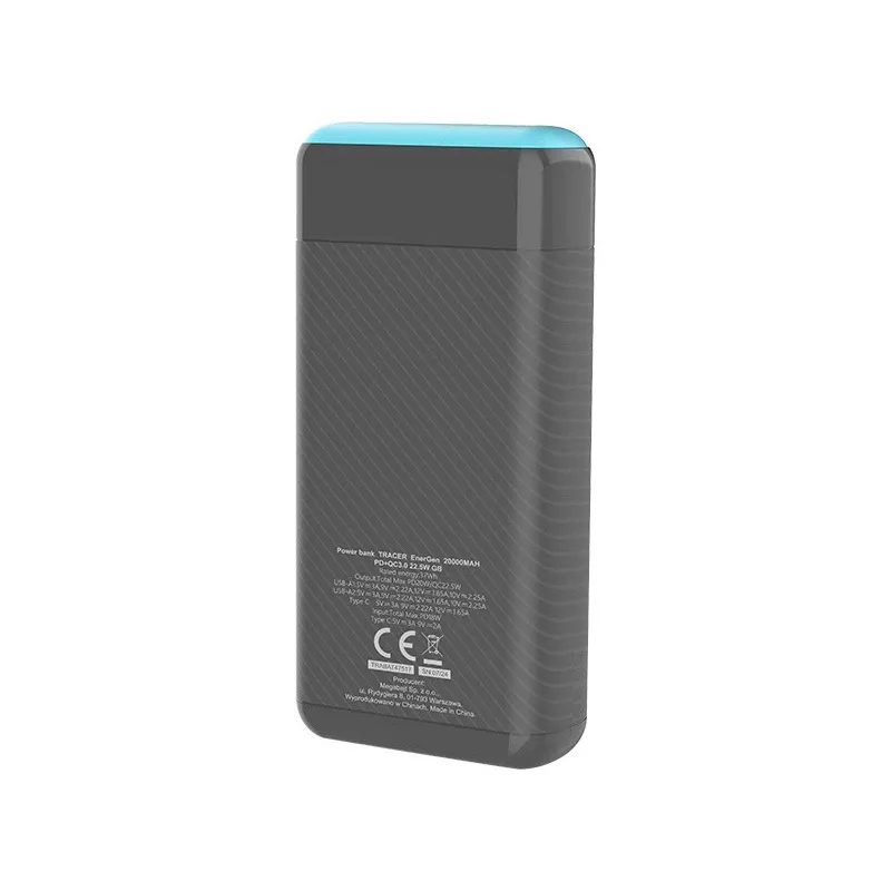 Tracer EnerGen 20000 mAh negro, azul