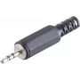Conector macho estéreo de 2,5 mm ShiverPeaks 51301 — conexión de audio estéreo de 2,5 mm