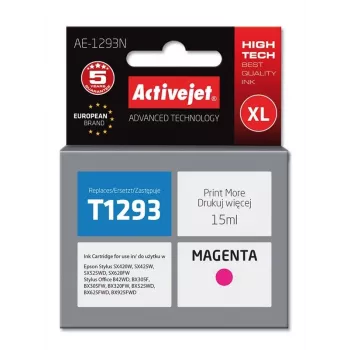 Activejet AE-1293N tinta (sustituto de Epson T1293; Supreme; 15 ml; magenta)