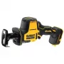 Sierra sable DeWALT DCS369N-XJ, motor sin escobillas, inalámbrica, profundidad de corte madera 9 cm, acero 4 cm, 2800 spm, 1,43 kg