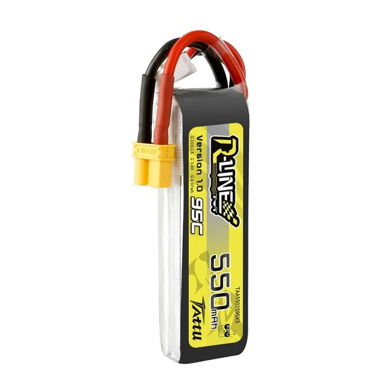 Batería Tattu R-Line 550mAh 7,4V 95C 2S1P XT30
