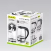 Maestro MR-062-BLACK hervidor eléctrico de cristal, 1630 W, 1,2 L