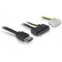 Cable eSATAp / SATA DeLOCK 84412 1m negro