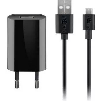 Goobay 44982 Cargador para dispositivos móviles de interior negro (44982)