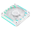 GAMEMAX TORNADO T12 ARGB-RW Ventilador de caja 120mm blanco con aspas invertidas