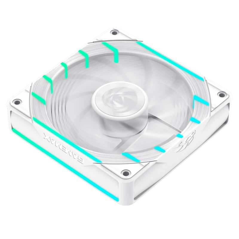 GAMEMAX TORNADO T12 ARGB-RW Ventilador de caja 120mm blanco con aspas invertidas