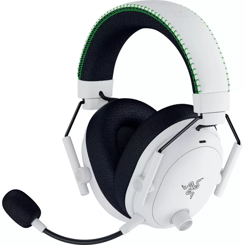 Auriculares Razer BlackShark V3 Pro con cable e inalámbricos Bluetooth blancos