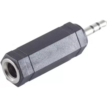 Adaptador de cable ShiverPeaks BS57050 3,5 mm a 6,3 mm Negro