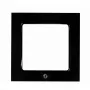 Shelly Wall Frame 1 marco simple para pulsador de pared, negro