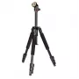 Trípode Hama Traveller 117 Ball para proyectores de datos, 3 patas, negro