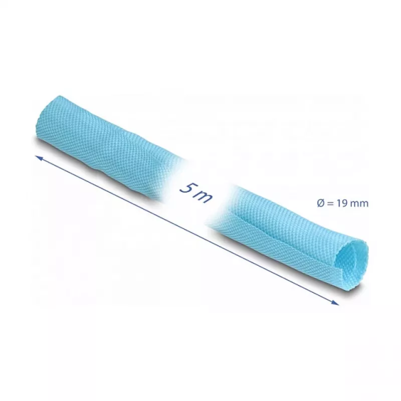 Funda para cables DeLOCK 20882 azul 2 cm poliéster 5000 mm