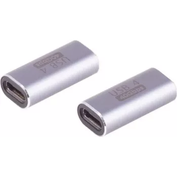 Conector macho USB-C ShiverPeaks 14-05038 40 Gbit/s metal, transmisión de datos de alta velocidad