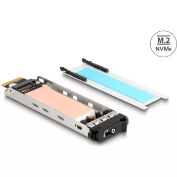 Bandeja extraíble 1 x SSD M.2 NVMe para bandeja extraíble 47028 / 47042 / 47070 / 47072 / 47111 / 47117 / 47126 / 47129
