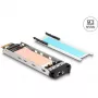 Bandeja extraíble 1 x SSD M.2 NVMe para bandeja extraíble 47028 / 47042 / 47070 / 47072 / 47111 / 47117 / 47126 / 47129